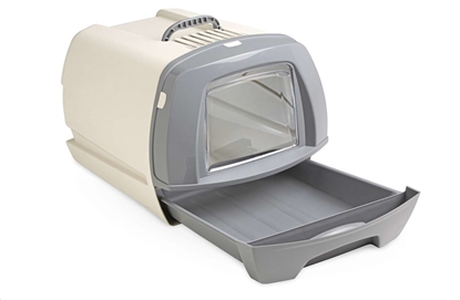 Picture of LeoPet Jumbo Cat Litter Tray – Open Toilet for Large Breeds